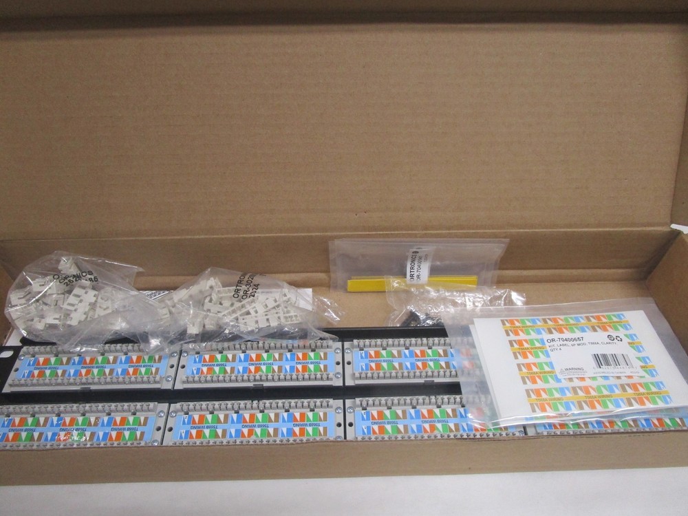 ORTRONICS TechChoice Cat6 48-Port Patch Panel OR-SP6U48 ~STSI