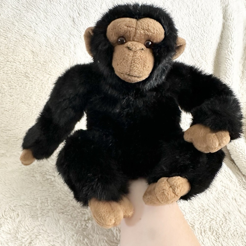 Aurora Chimpanzee Chimp Monkey Hand Puppet Plush Toy Realistic Ape