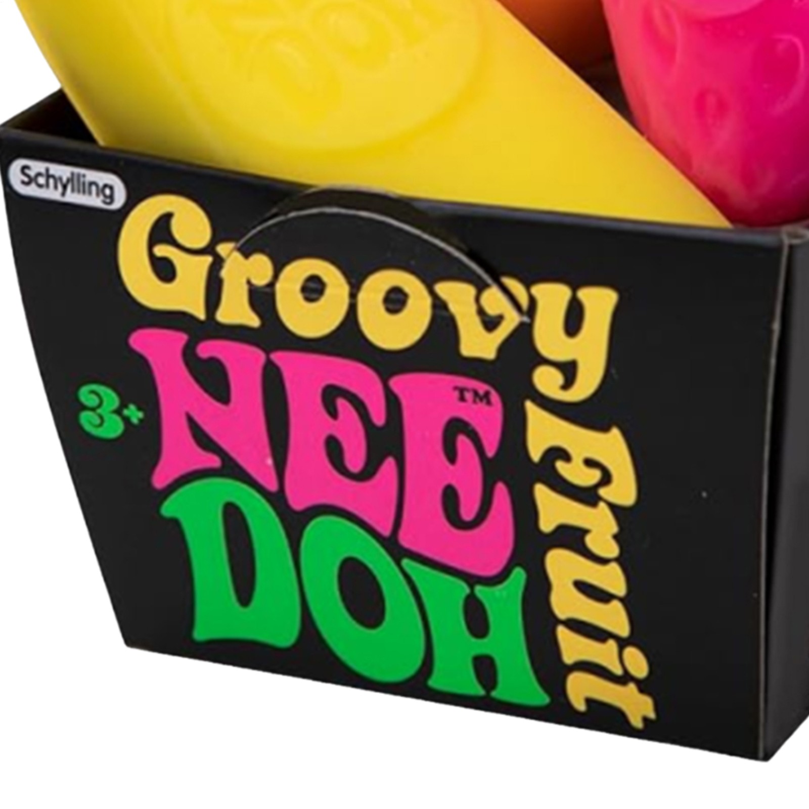 Schylling Nee Doh Groovy Fruit - Novelty Toy 2026 Squishy Toy NEEDOH Stress Ball