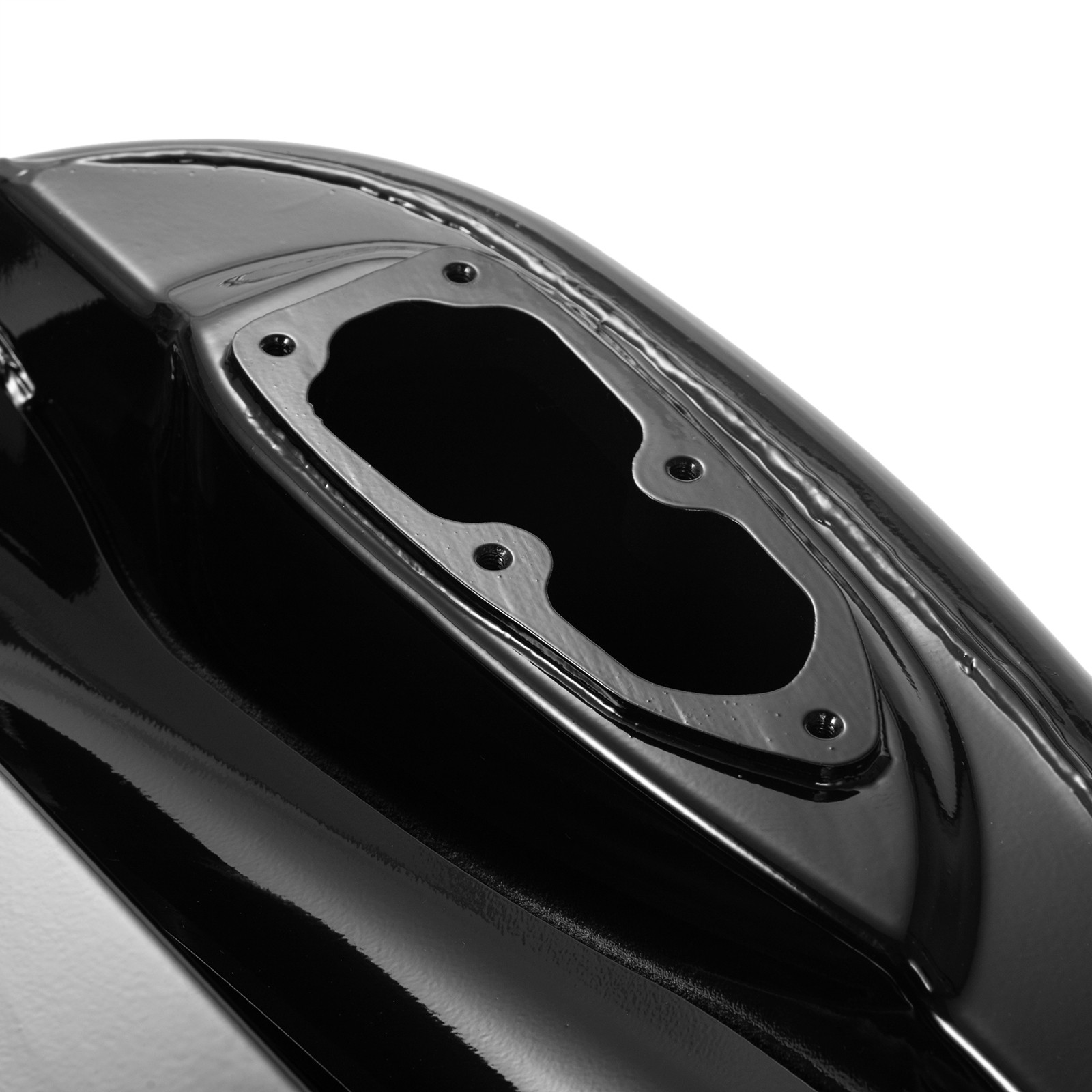 Black 4.2 Gallon Gas Fuel Tank Injection For Harley Sportster XL 883 1200 07-23