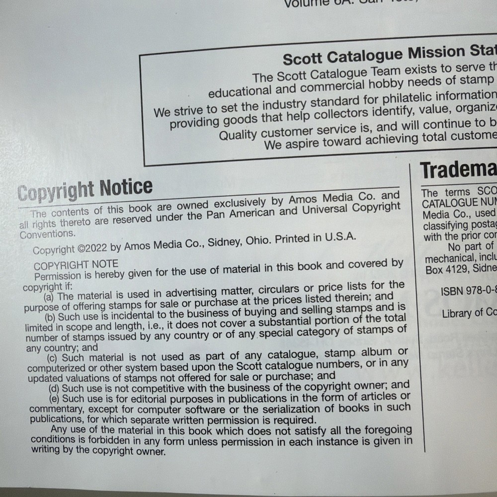 Scott Standard Postage Stamp Catalogue 2023 Volumes 1B (Austria-B)