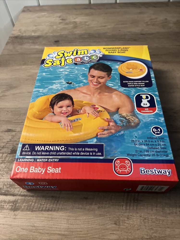 Safe Swimming 3 Ring Baby Float