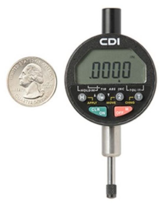 CDI Electronic Indicator "MINI" .00005" RESOLUTION, .250" RANGE (mfg. 2025)