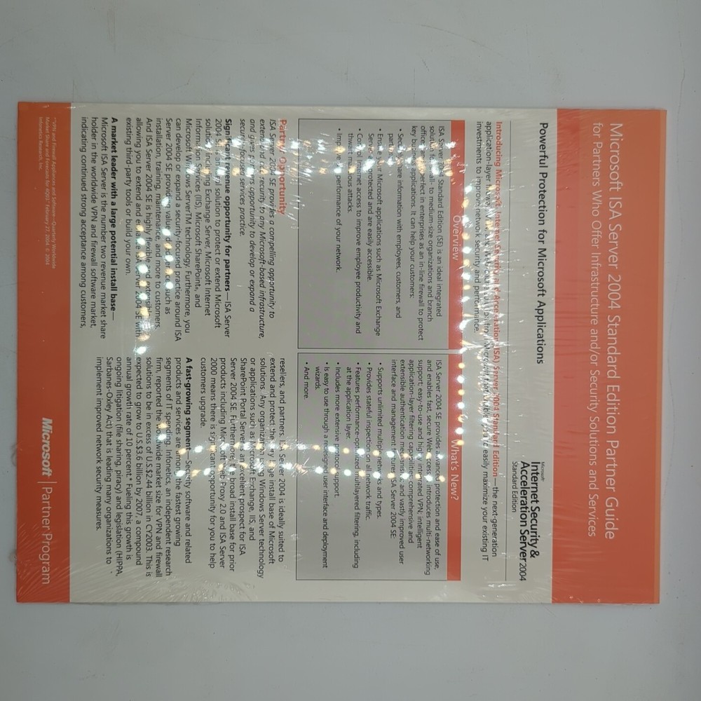 Microsoft Partner Guides 2004-2005 SEALED - CS10