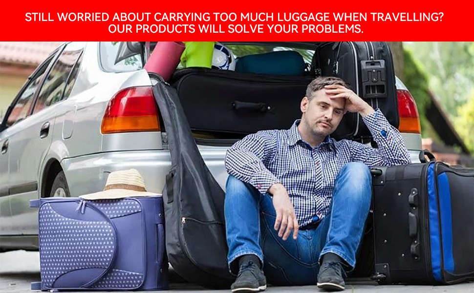 Aerodynamic 50" Roof Rack w/ Cross Bar Cargo Carrier Basket Car Roof Storage Box