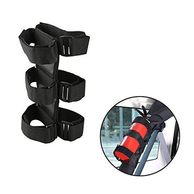 Fire Extinguisher Holder Adjustable Roll Bar Extinguisher Strap Sling Bracket
