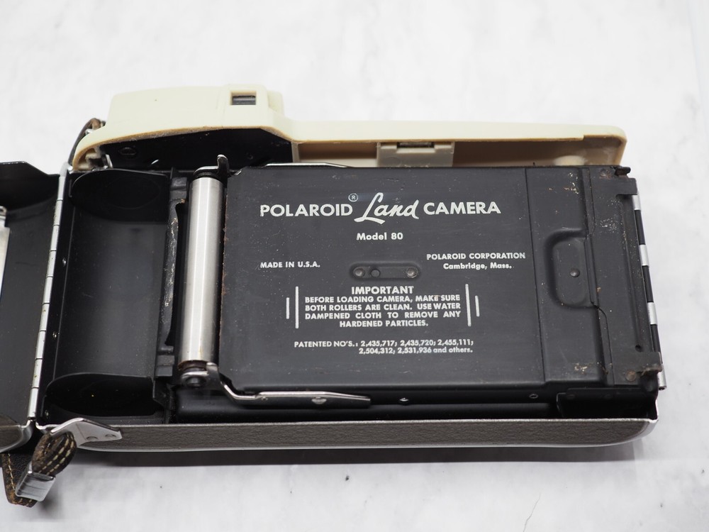 Polaroid Land Camera Model 80A Camera- Shutter - EV Working - Very Clean