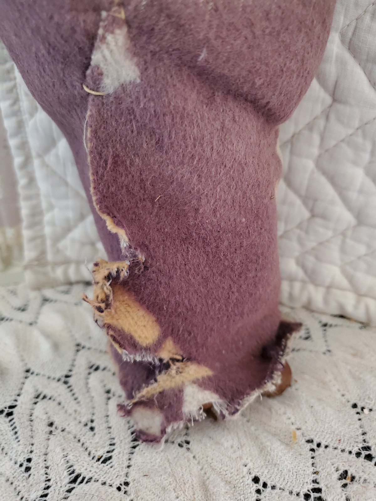 11" Early Mary Frances Woods Native American Indian Doll Skookum & Papoose