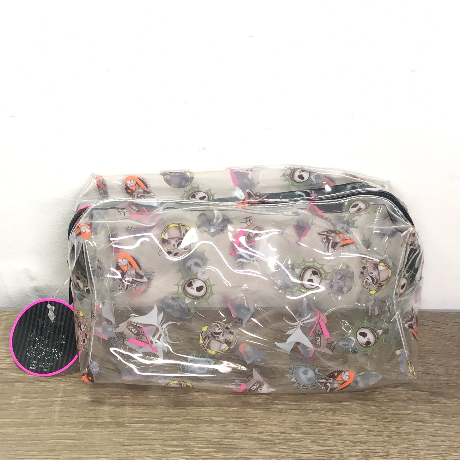 Disney Nightmare Before Christmas Revolution Make Up Cosmetic Bag Collectible 8"