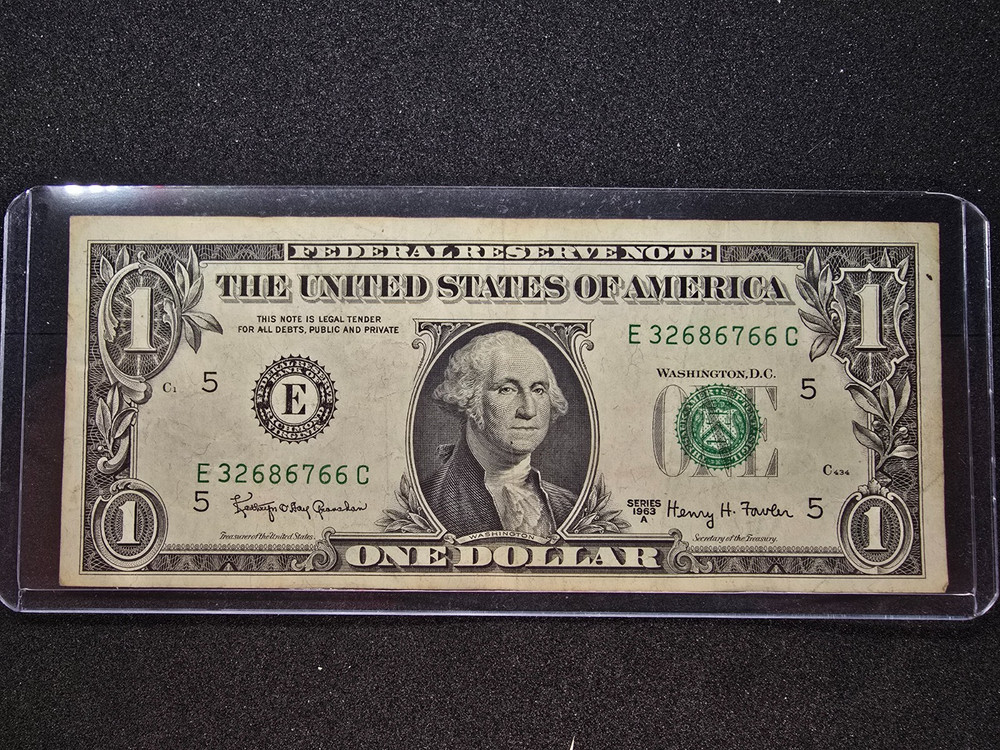 1963A One Dollar Bill, Some sequential