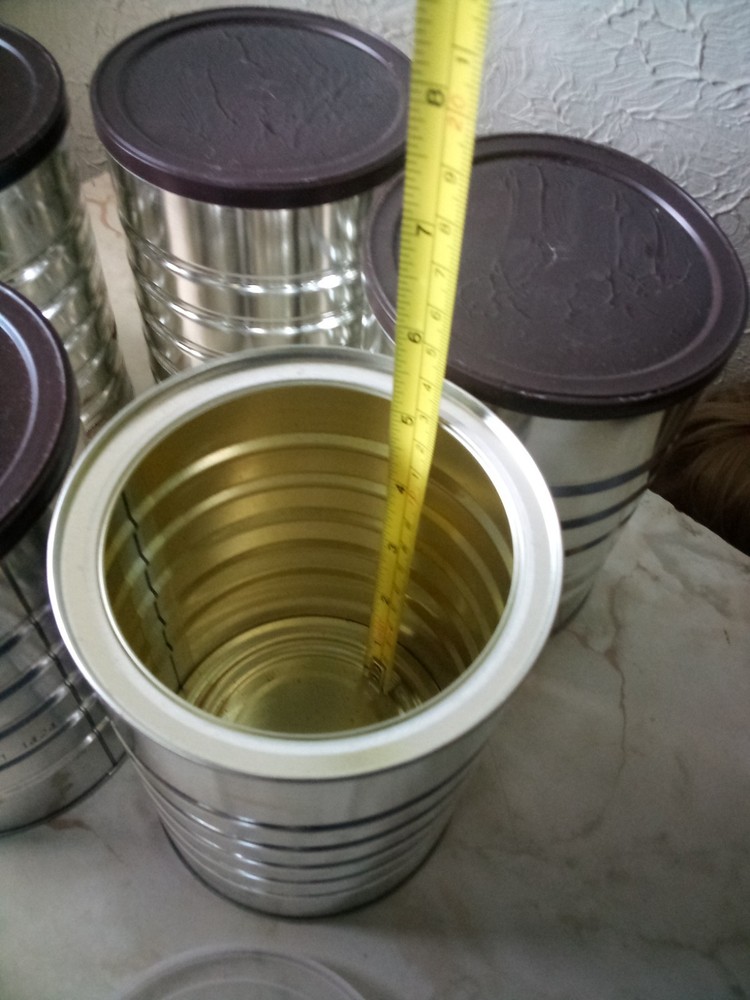 5 Empty Coffee Cans 12 oz Size For Storage Crafts