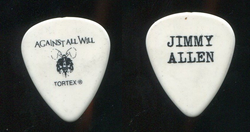Against All Will Jimmy Allen Concert Tour Guitar Pick