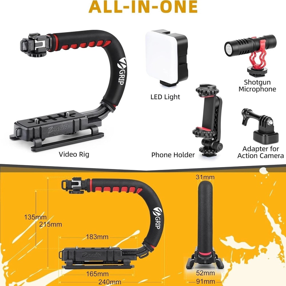 All-in-One Camera Stabilizer Bundle for Content Creators