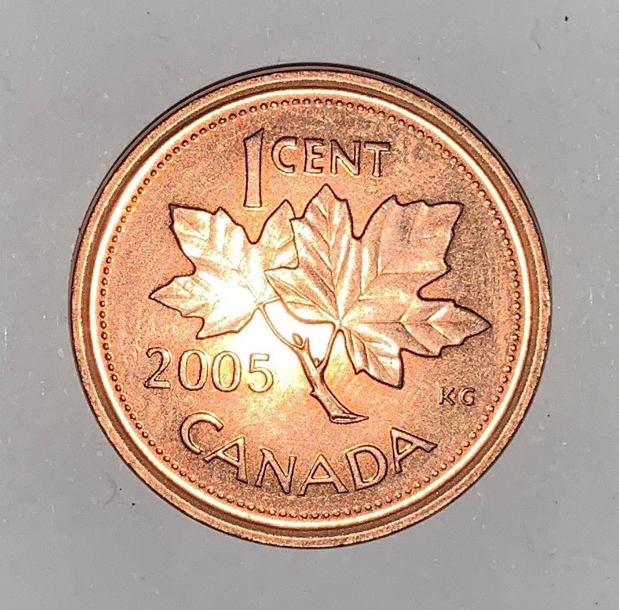 2005 Canada 1 Cent Coin