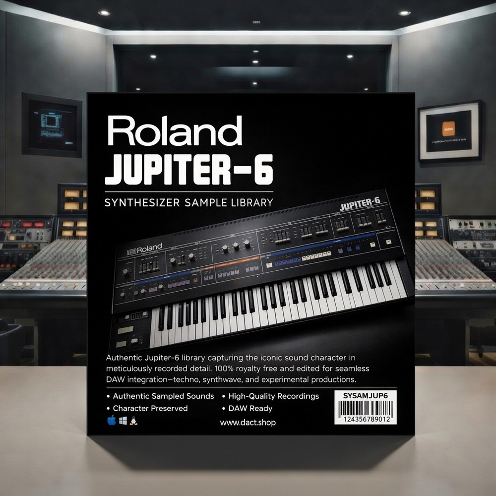 Roland Jupiter-6 Synthesizer Sample Library