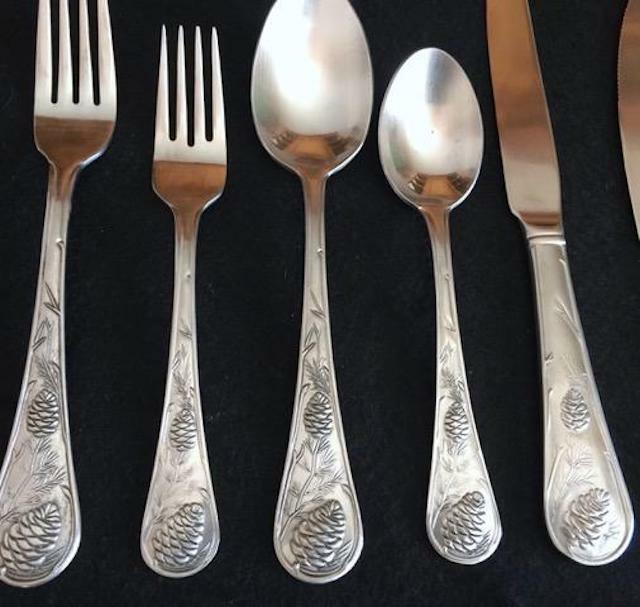 CAMBRIDGE - PINE CONE - Stainless Flatware Silverware - YOU CHOOSE CHOICE *MINT