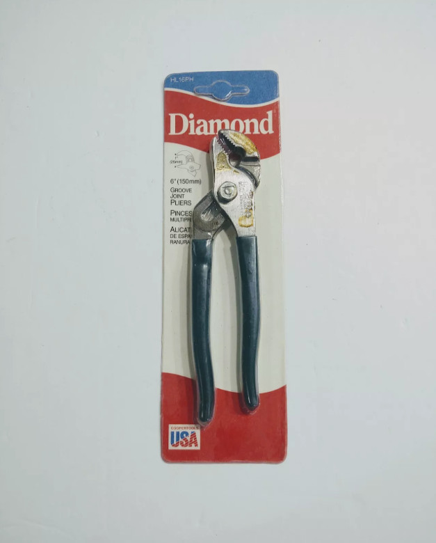 Diamond Tool 6" Groove Joint Pliers USA Made HL16PH