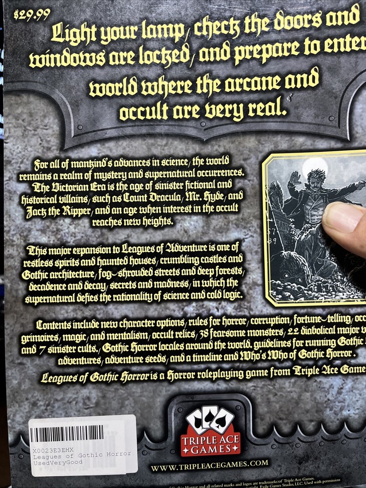 Leagues Of Gothic Horror