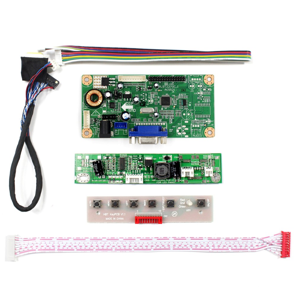 VGA LCD Controller Board For 9.7" AB0970003 1024x768 LCD Screen