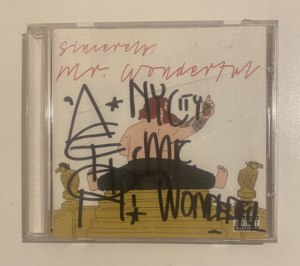 Action Bronson SIGNED Mr. Wonderful CD