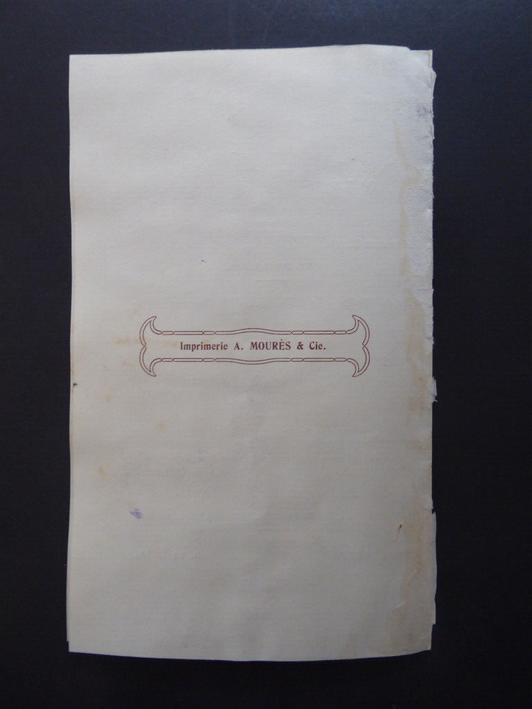 1905 Alexandria Lady Blomfield At Home programme
