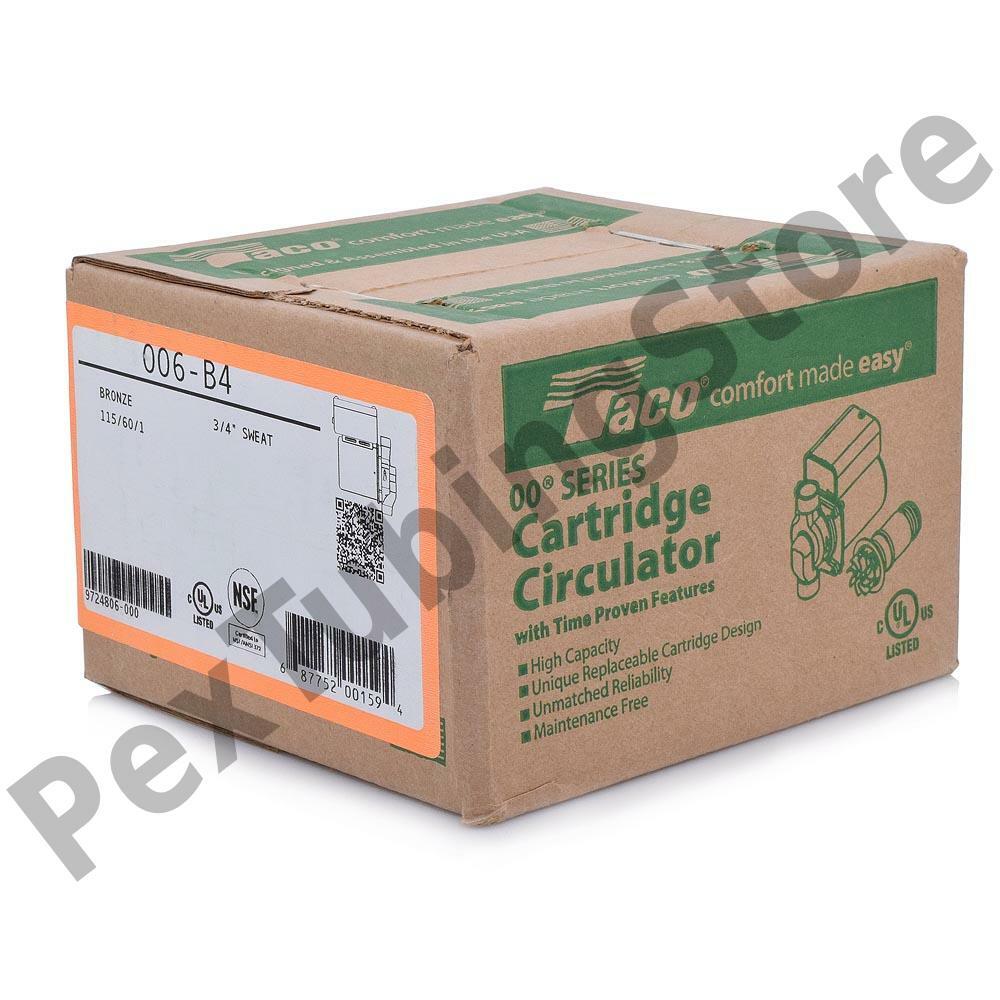 Bronze Circulator Pump, 3/4" Sweat, 1/40 HP, 115V