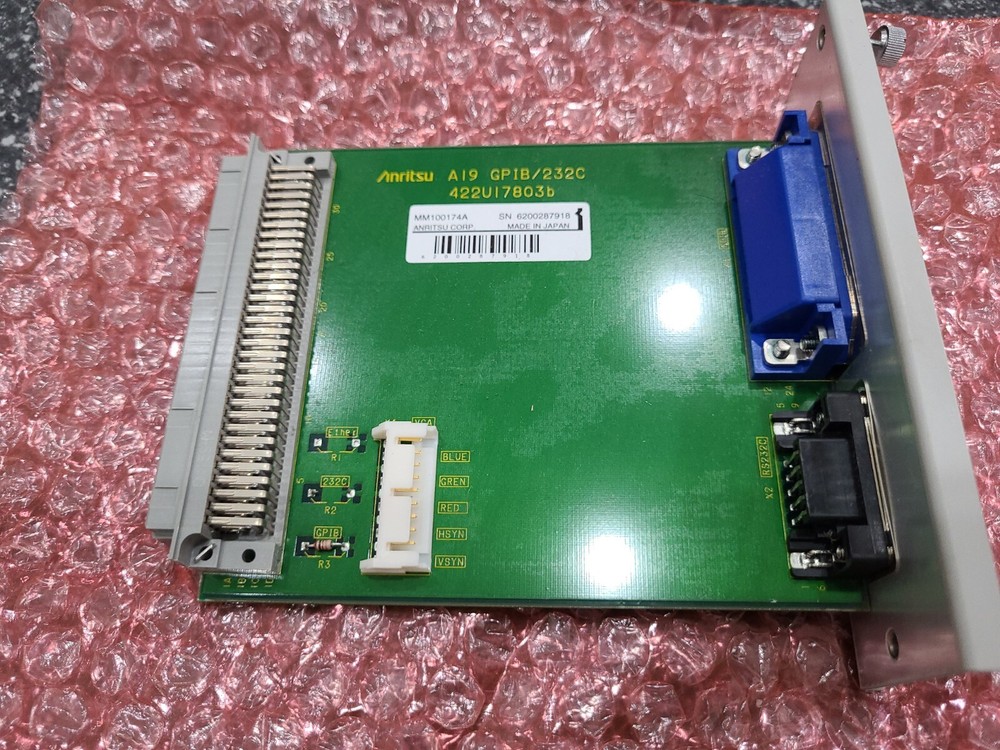 Anritsu MM100174A A19 GPIB/232C Interface Card/Module for MP1570A Analyzer