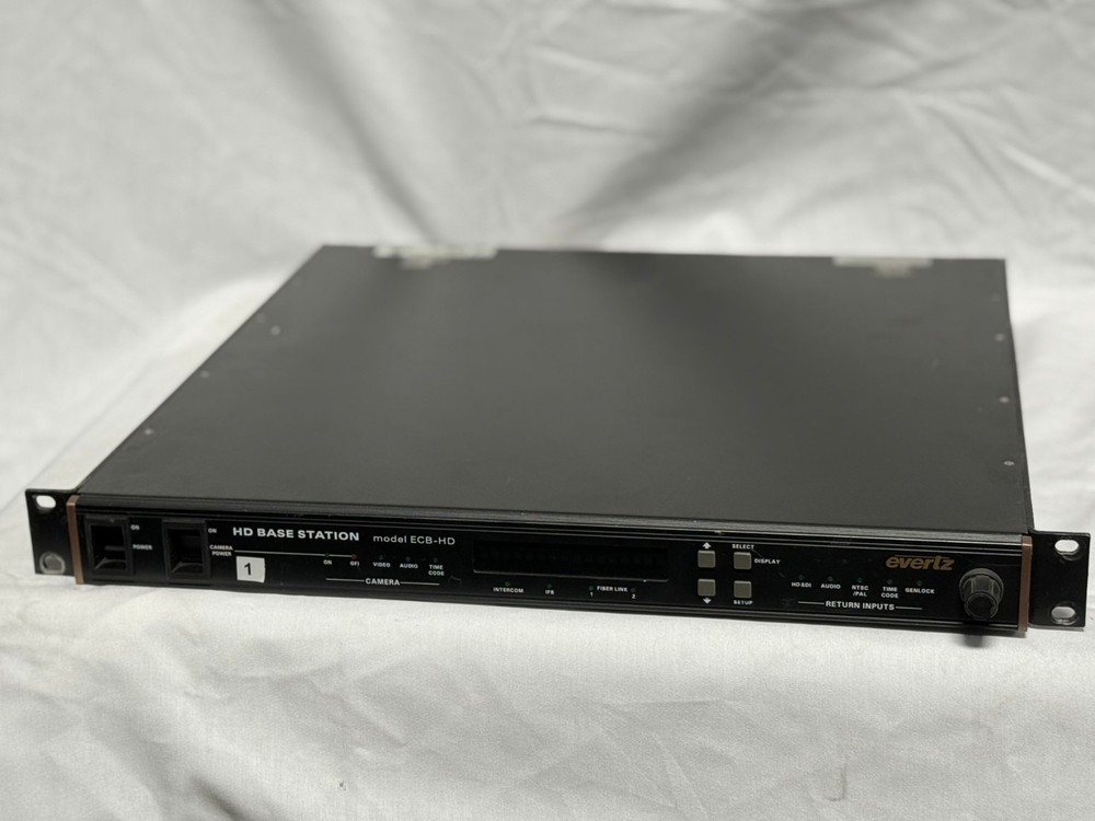 Evertz Microsystems ECAS-HD Base Station Model # ECB-CP-LEMO-HD