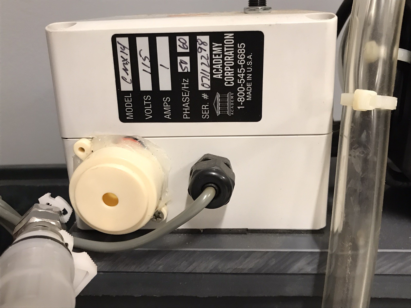 Academy XR-4WJ Silver Recovery Unit Photo Lab Chemical Noritsu Fuji