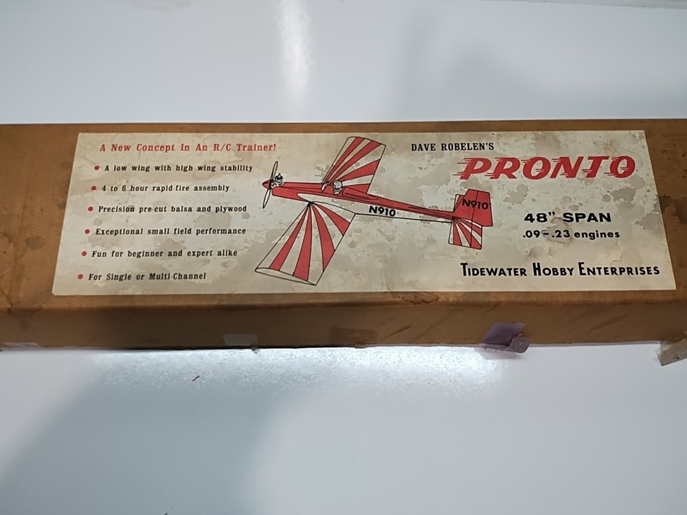 DAVE ROBELEN S PRONTO MODEL PLANE
