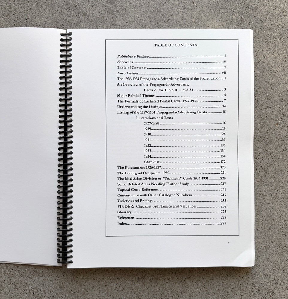 USSR Propaganda Advertising Postal Cards 1927 1934 Catalog Shalimoff Shaw