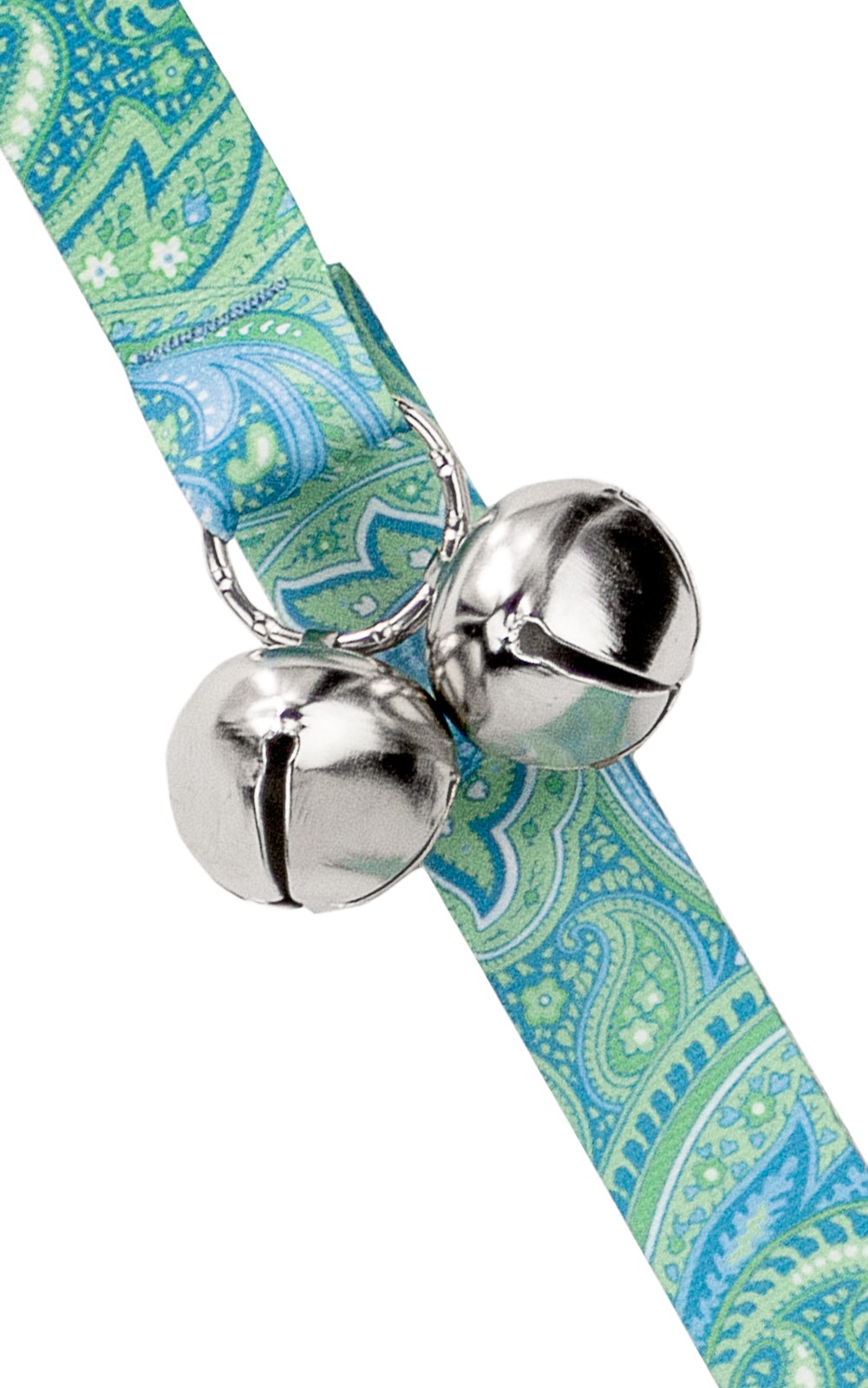Country Brook Petz® Dog Potty Training Bells - Green Paisley