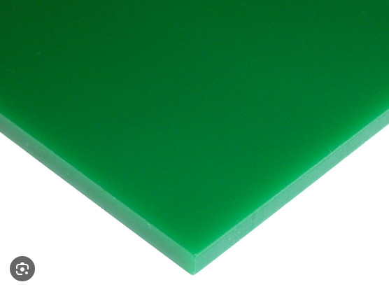 1/8" (3mm) Solid Forest Green Cast Acrylic Plexiglass Sheet 12" x 12" Nominal