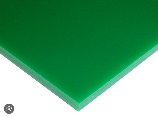 1/8" (3mm) Solid Forest Green Cast Acrylic Plexiglass Sheet 24" x 12" Nominal