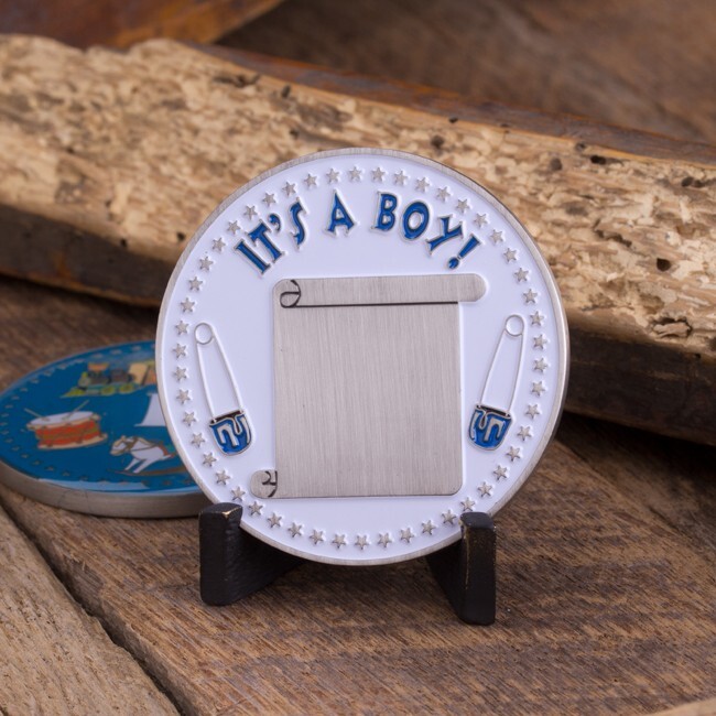 It's a Boy! Challenge Coin
