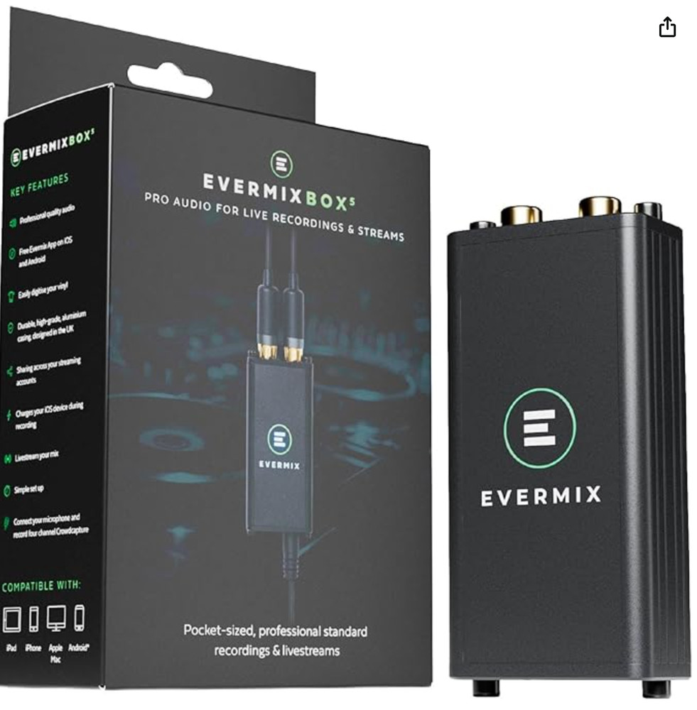 Evermix Box5 - Pro Audio Interface for Recording and Streaming
