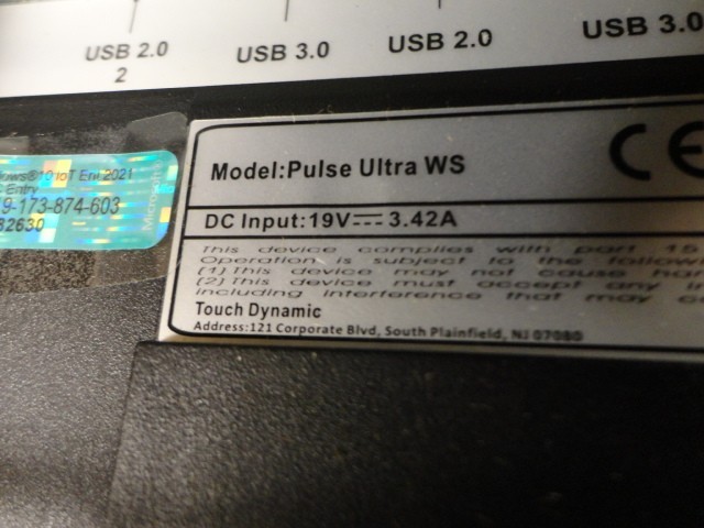 Touch Dynamic Pulse Ultra WS Touchscreen + Ingenico Lane/3000 C Card Machine
