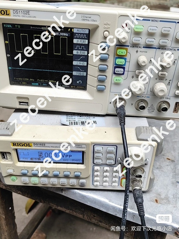 1PCS RIGOL DG1022 Arbitrary Waveform Function Generator AWG 25MHZ 2 output