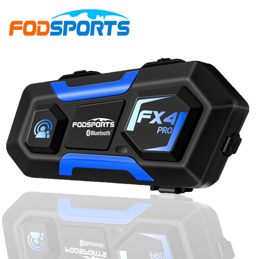 Motorcycle Headset Intercom Intercom FX4 PRO 1000m Full Duplex 4 Tab FM