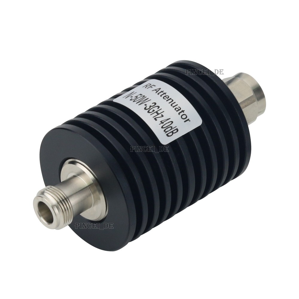 N Type 50W 40DB 3G RF Attenuator Coaxial Attenuator RF Fixed Attenuator Designed