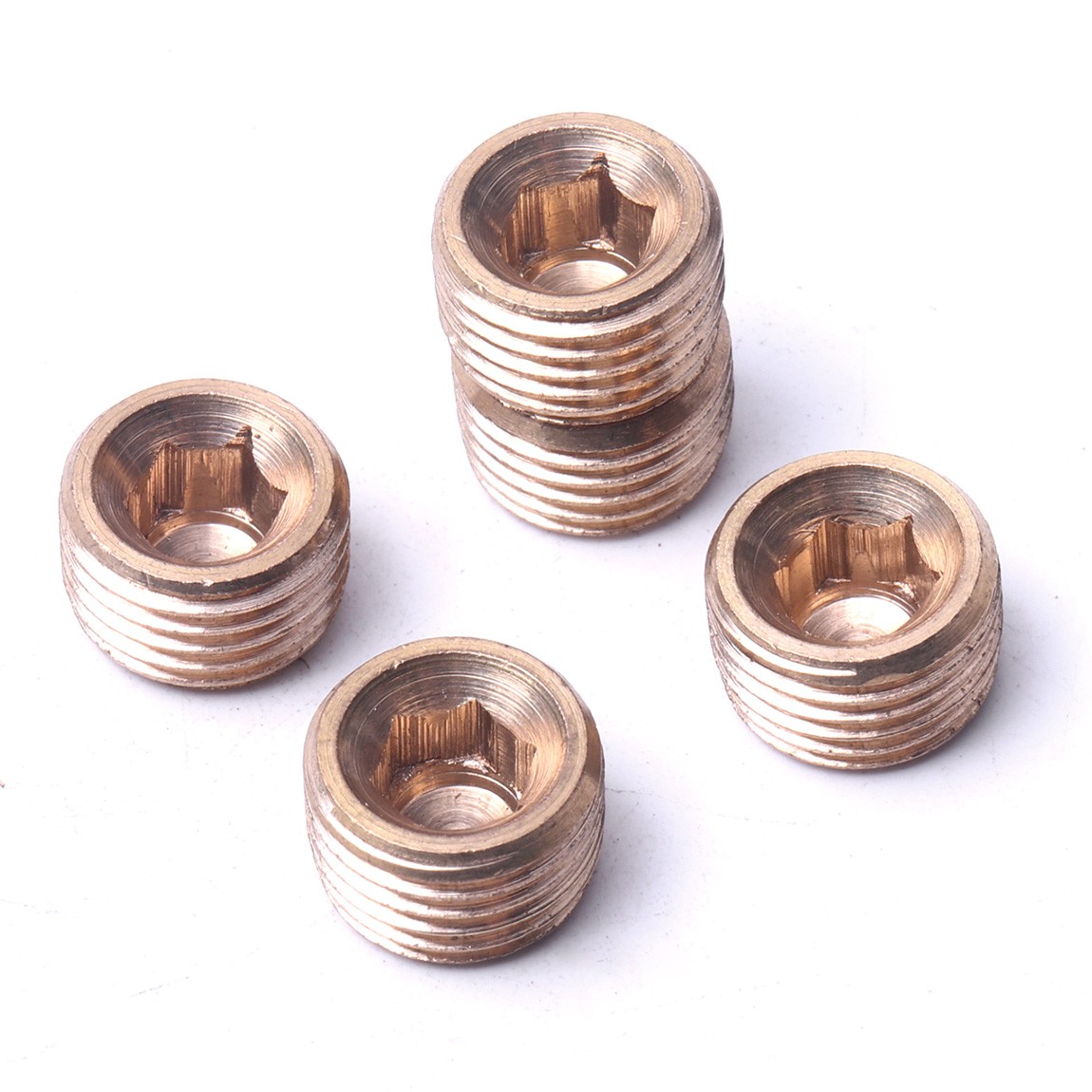 20PCS Pipe Plug 1/8" 1/4" 3/8" 1/2" Male Thread Hex Internal Head Socket Fitting
