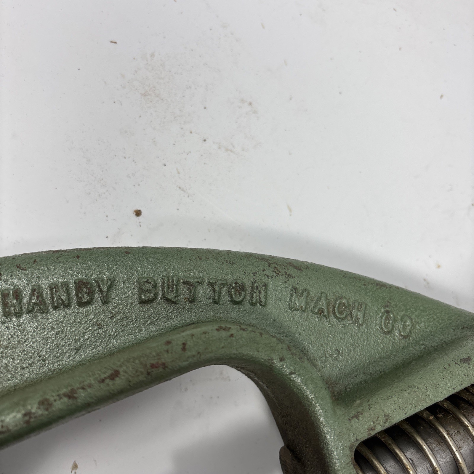 Vtg Handy Junior Button Press Machine Handy Button Co. Chicago USA Works