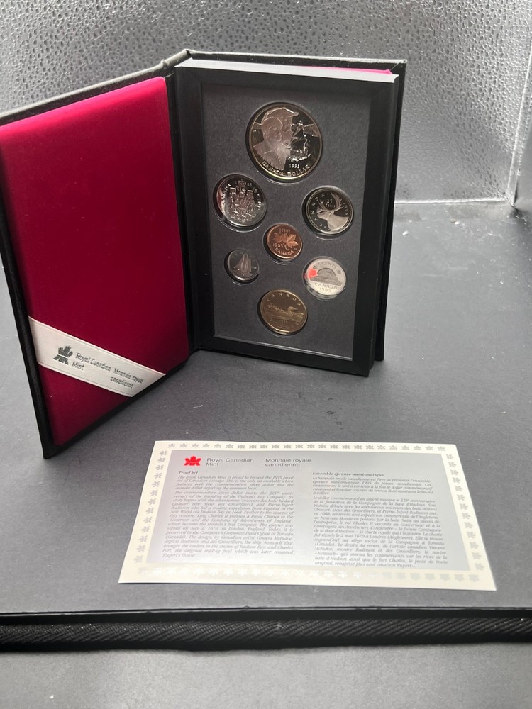 1995 Canada Proof Set -Hudson's Bay Double Dollar Set