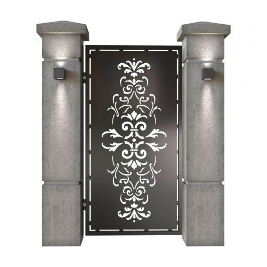 Gorgeous Custom Handcrafted Metal Entry Gate