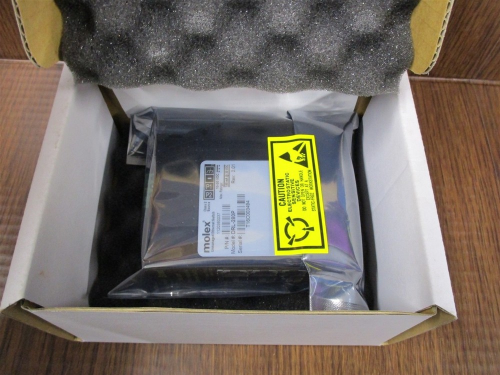 MOLEX DRL-280P Unmanaged Ethernet Switch Class 2 NEW