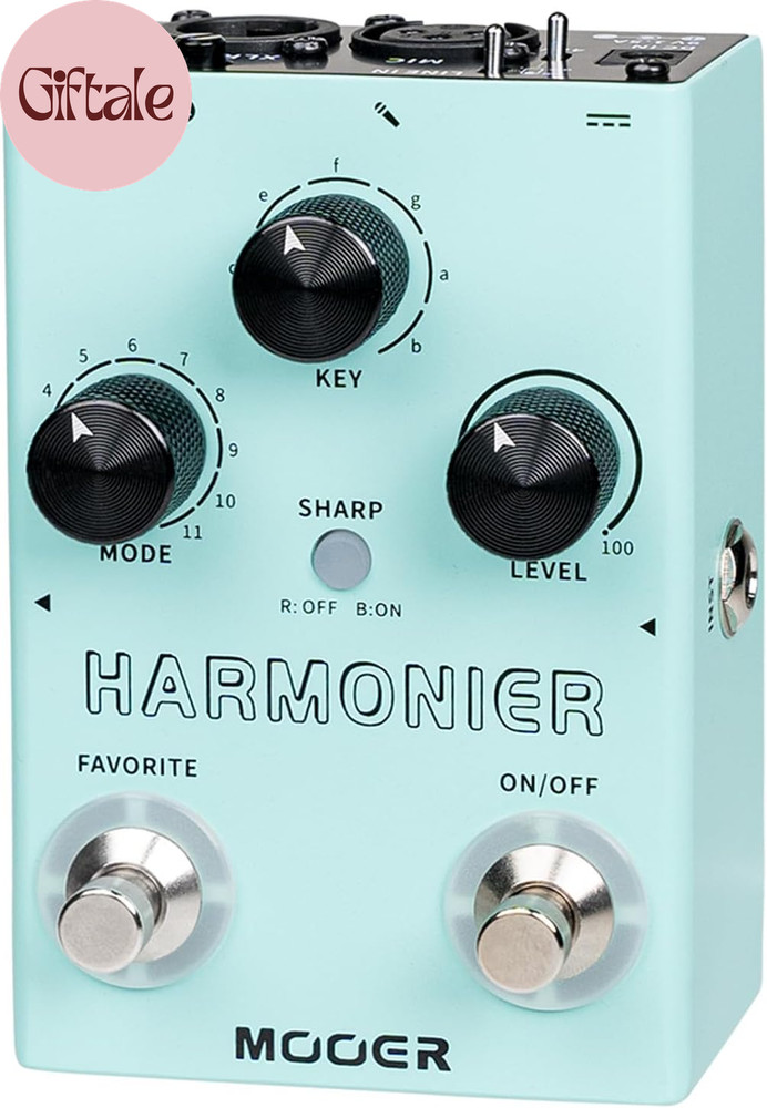 Harmonier Vocal Effects Processor Guitar Voice Pedal Vocal Stompbox Microphone A