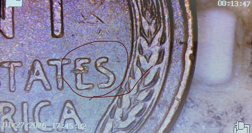 Lincoln 1945 Wheat Penny, DDO/DDR, Multiple Errors.