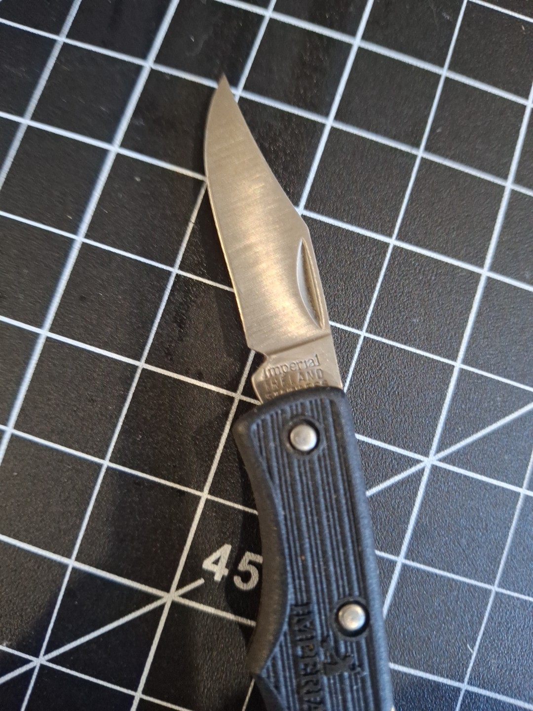 Imperial Ireland Stainless Folding Pocket Knife 2”Plain Edge Lockback - 3-08