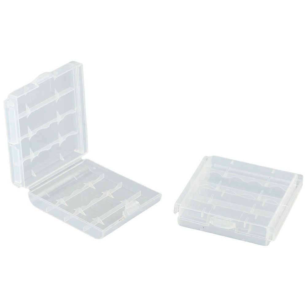 Battery Plastic Case Storage Box For AA AAA-Batteries Conservation 67×60×18mm