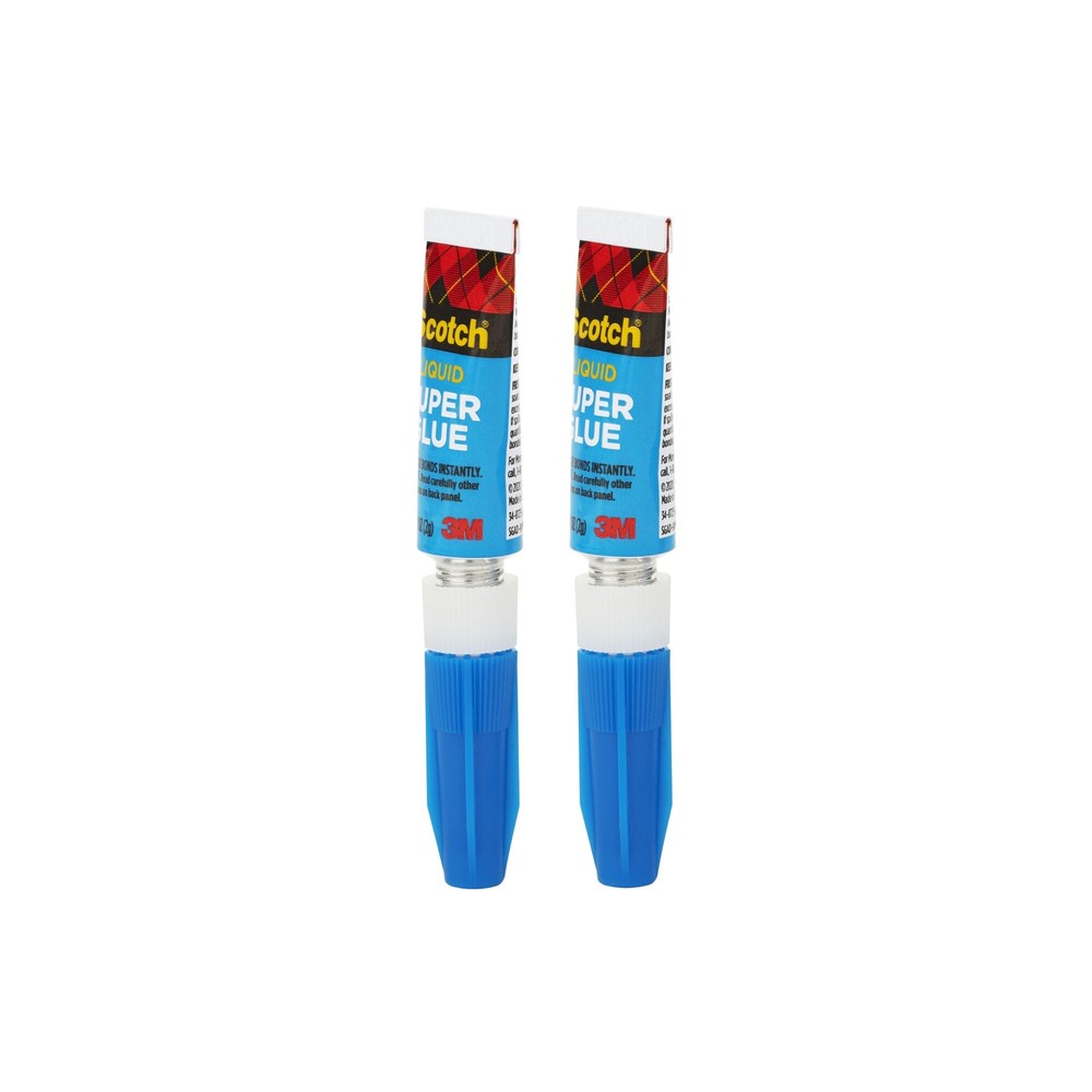 Scotch® Super Glue Liquid AD117, .07 oz, 2-Pack